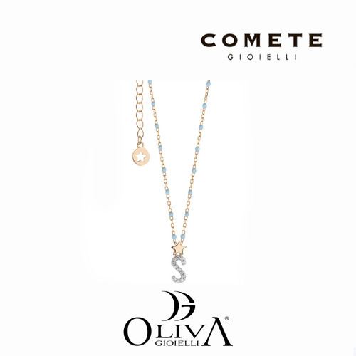 Collana comete stella lettera - comete,