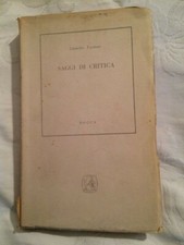 Libro Saggi Di Critica Di