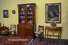 Antica Bookcase-libreria inglese stile Vittoriano