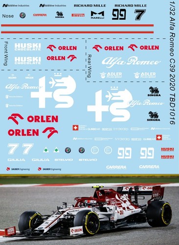Slot car decals for - car,