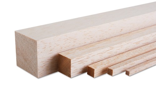 Baguette balsa 10x10x1000mm - balsa,