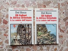 Gli italiani in Africa Orientale vol. 3 - A. Del Boca - Laterza, 1986 (2 volumi)