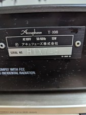 Accuphase T-108 FM AM