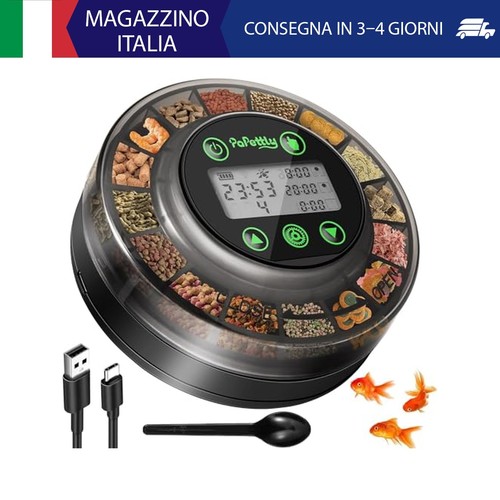 Papettly mangiatoia automatica - mangiatoia,