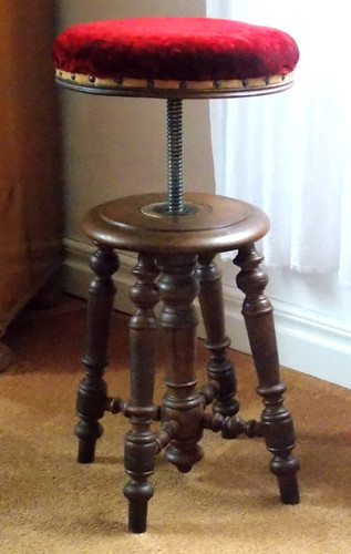 Antico pianoforte sgabello - antico,
