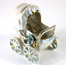 Carrozzina vintage ceramica - carrozzina,