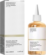 Glycolic Acid 7% Exfoliating Toner Brightening Smoothing Facial Serum