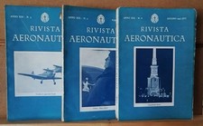 rivista AERONAUTICA - n.i - 2-3-6 anno 1937 (XV) vintage - buono stato (blocco)