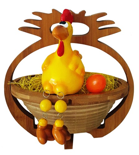Decorazione pasquale cestino - decorazione,
