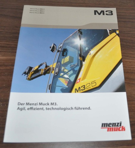 Brochure depliant escavatore