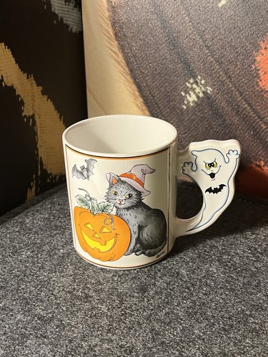 Tazza caffè zucca gatto - da,