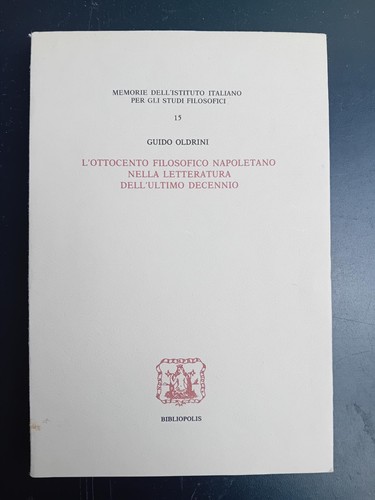 L'Ottocento filosofico