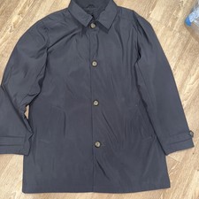 Cappotto tranch Broadstone Bros sartoriale made in British Heritage taglia XL