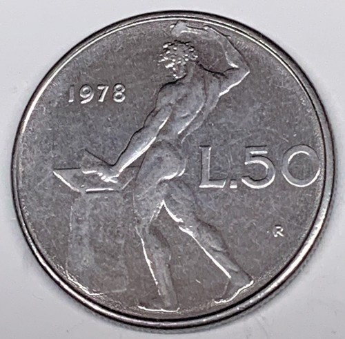 C2890 italy coin 50 - #,