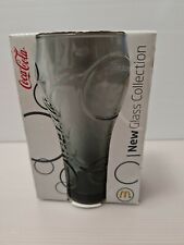 MCDONALD'S BICCHIERE COCA COLA  2010 GRIGIO NEW GLASS COLLECTION VINTAGE GREY