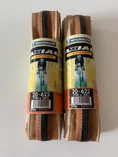 2x NOS MICHELIN AXIAL BI-SPORT 700x20C 20-622 ROAD BIKE TIRES