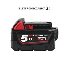 MILWAUKEE M18 B5 batteria originale 18v 5ah indicatore carica FUEL 4932430483