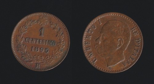Centesimo 1895 umberto i - -,