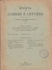 Rivista di scienze e lettere