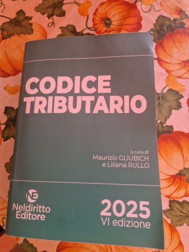 Codice tributario 2025 - codice,