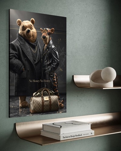 Quadro tela winnie pooh - tela,