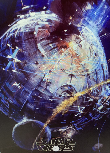 Death star battle - star, poster