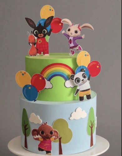 Torta scenografica bing - torta,