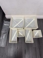Inserti per cassetti IKEA KOMPLEMENT 16635 bianco panna 6 scomparti