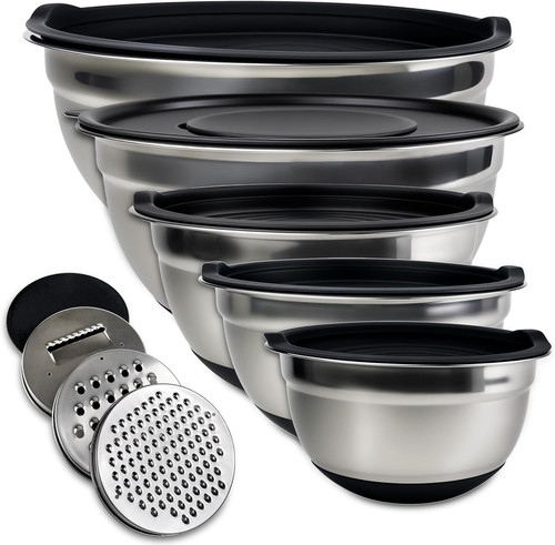 Ciotole acciaio inox cucina - ciotole,