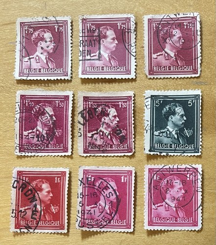 Francobolli belgi lotto - francobolli,