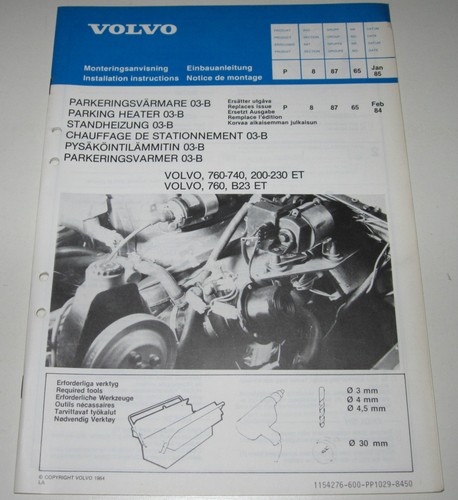 Einbauanleitung volvo 760 740 - einbauanleitung,