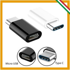 ADATTATORE DA TYPE C TIPO C 3.1 MASCHIO A MICRO USB FEMMINA OTG CONVERTITORE