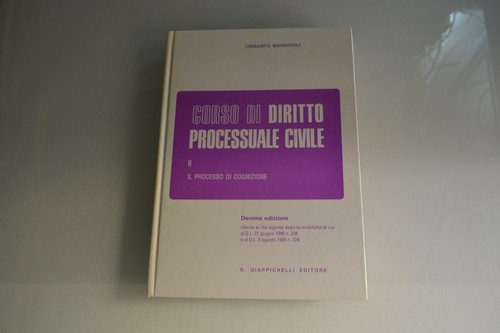 Corso diritto processuale