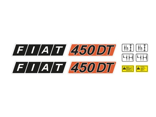 Kit adesivi trattore fiat - trattore, 450