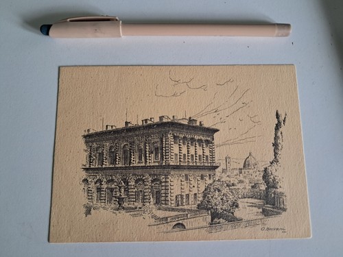 Cartolina palazzo pitti - cartolina,