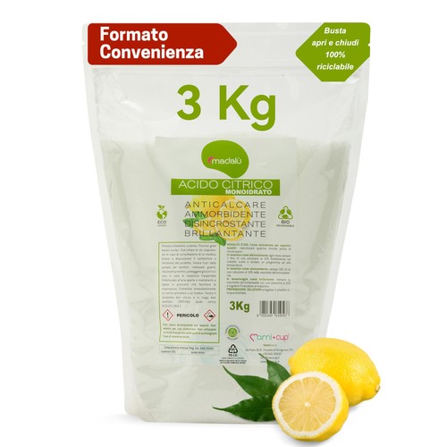 Acido citrico per - pulizia, in