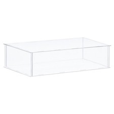 Acrylique Affiche Boîte Boîte Cube Boîte Transparent Assemblage 41x31x10.5cm