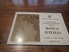 TRITTICO MONETE ARGENTO DA 500-200-100 LIRE ITALIA 1993  Banca D’Italia
