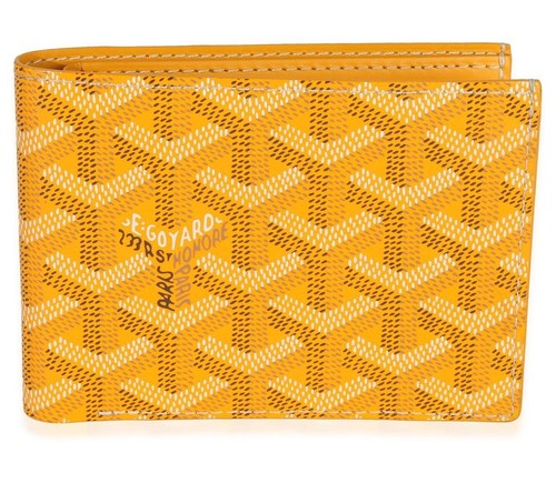 Goyard yellow goyardine canvas - yellow,