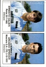 figurina Edis Calciatori 1985-1986 # 315 Calisti / Arcadio Spinozzi Lazio