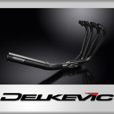 Kawasaki Z650 B/C 76-80 Scarico 4-1 Silenziatore Dritto Rivestito Ceramica Inox