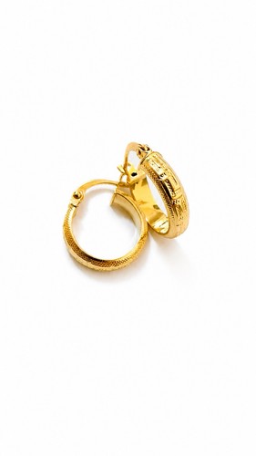 Orecchini cerchio oro - oro, 18
