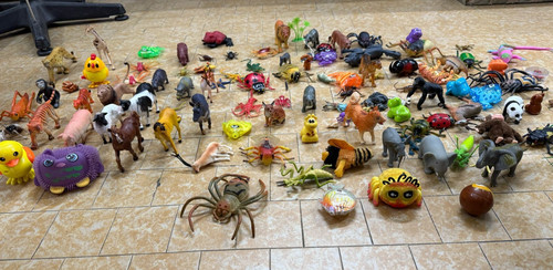 Lotto 111 animali plastica - lotto,