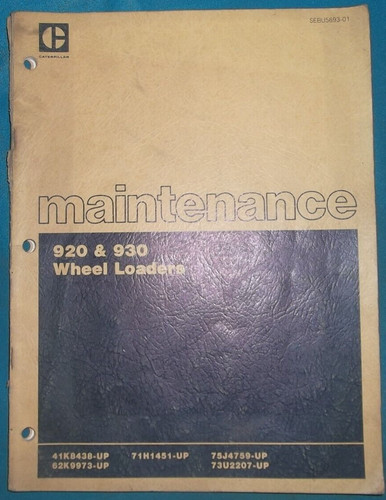 Manuale manutenzione cat - di,