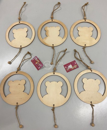 Set sagome orso in legno - in,