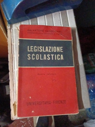 Legislazione scolastica - ,