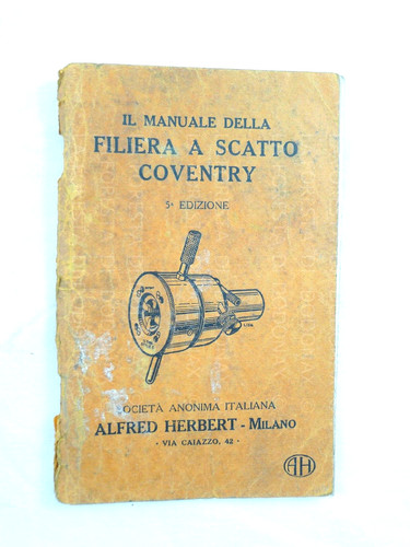 Vecchio manuale filiera scatto - manuale,