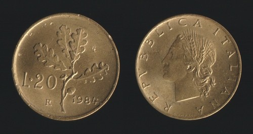 Lire 1984 ramo quercia - 1984,
