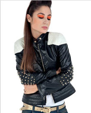 GIUBBOTTO CHIODO ECOPELLE