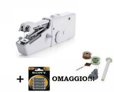 MINI MACCHINA DA CUCIRE PORTATILE VIAGGIO CUCITRICE BOBINA, AGO E FILO + OMAGGIO